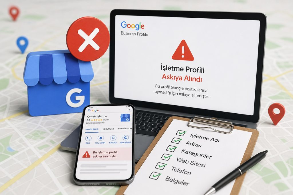 Google İşletme Profili Askıya Alındı Hatası Çözümü